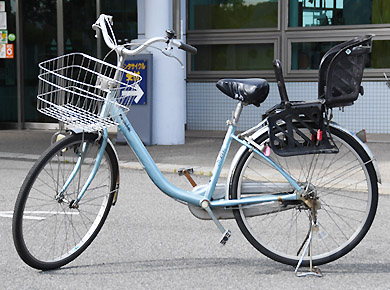 チャイルドシート付きシティサイクル